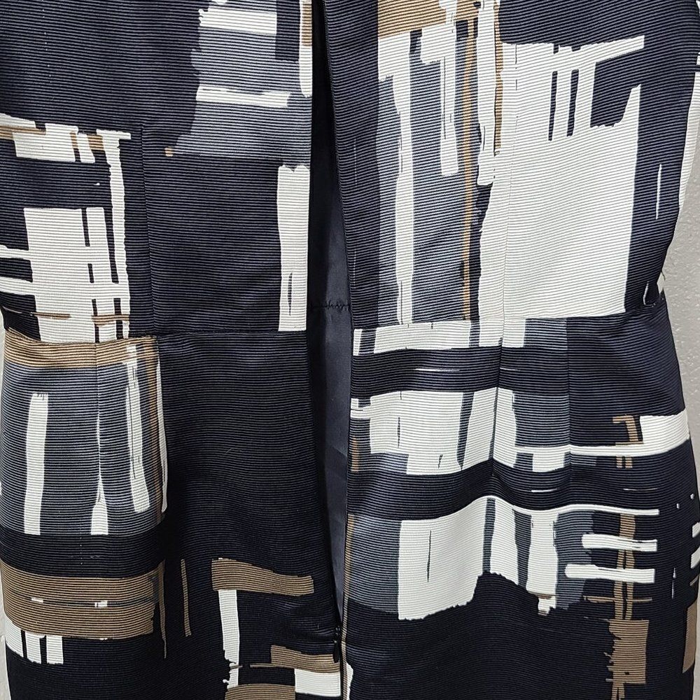 Apostrophe Dress Abstract Geometric Size 6 - Picture 4 of 15